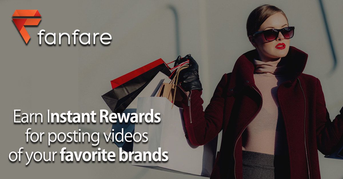 Earn Instant Rewards For Posting!    Videos Of Your Favourite Brands - 