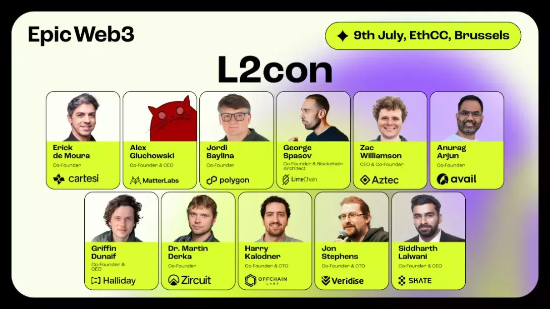 ​Join the biggest conference dedicated to Ethereum Layer 2 Scaling solutions!