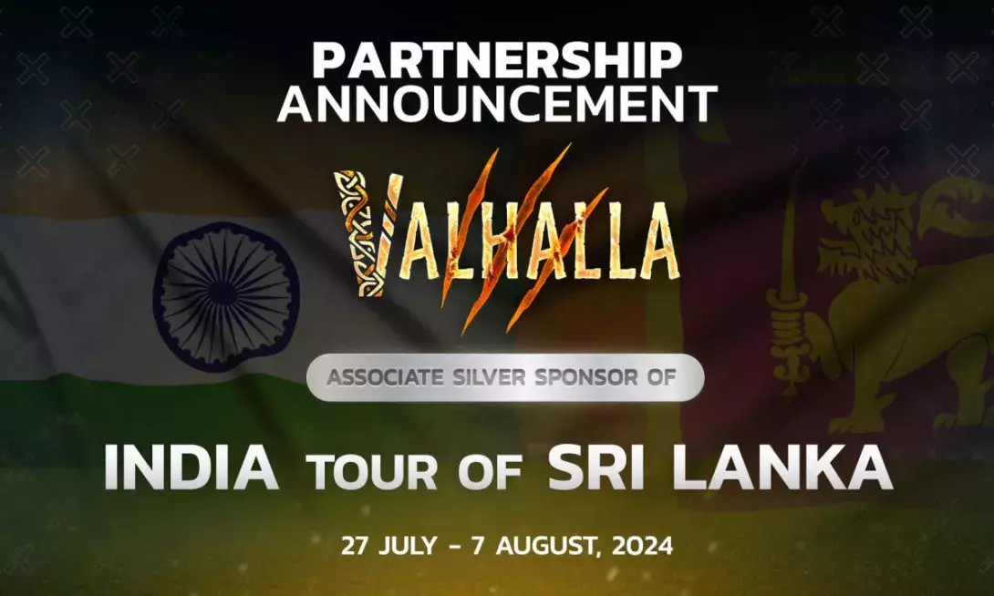 Floki’s Valhalla Joins as Associate Sponsors for India’s Tour of Sri Lanka