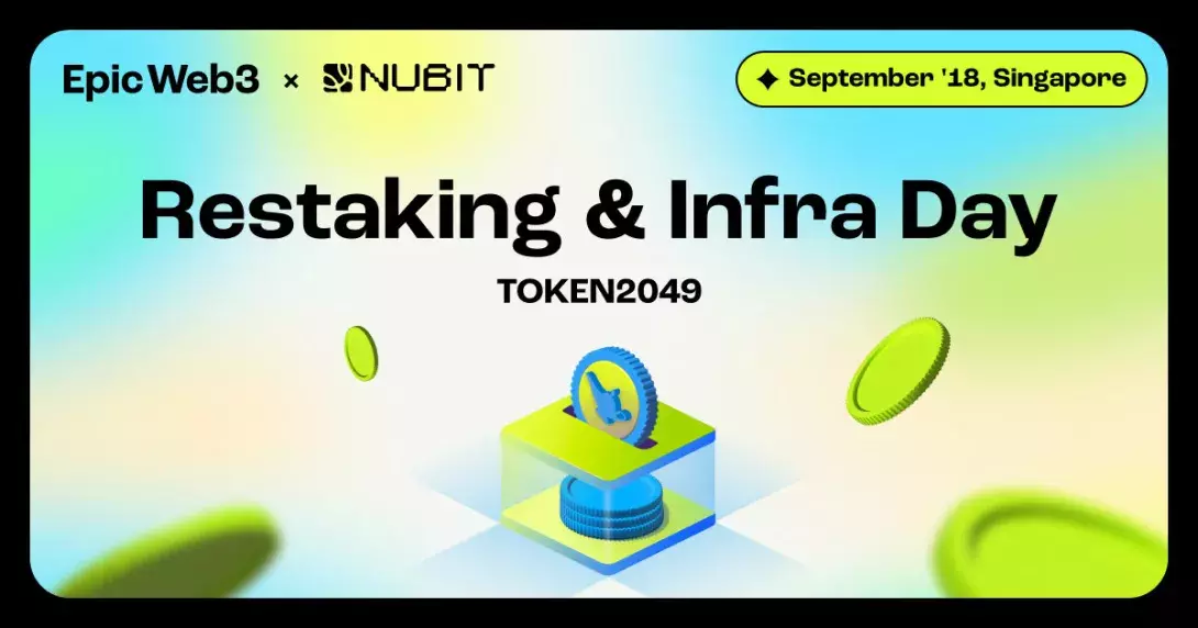 A side event about Restaking will be hosted during TOKEN2049 in Singapore