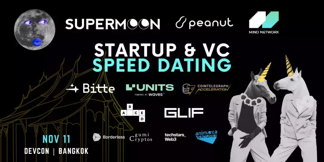 How to Meet 50+ Investors in Under 2 Hours? Supermoon & Peanut Trade Invite you to Speed Dating